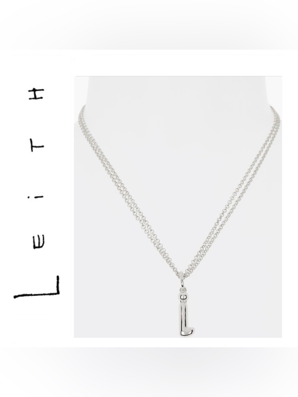 🌟🌟 Leith “Let yourself be you” Initial “L” Pendant Necklace